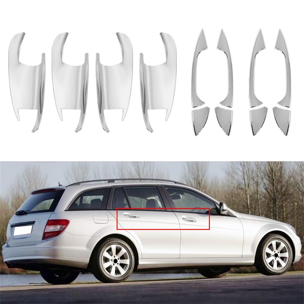 Außentürgriff & Türschalenrahmen Abdeckung Zierleiste für Mercedes Benz A B C E Klasse 08-14