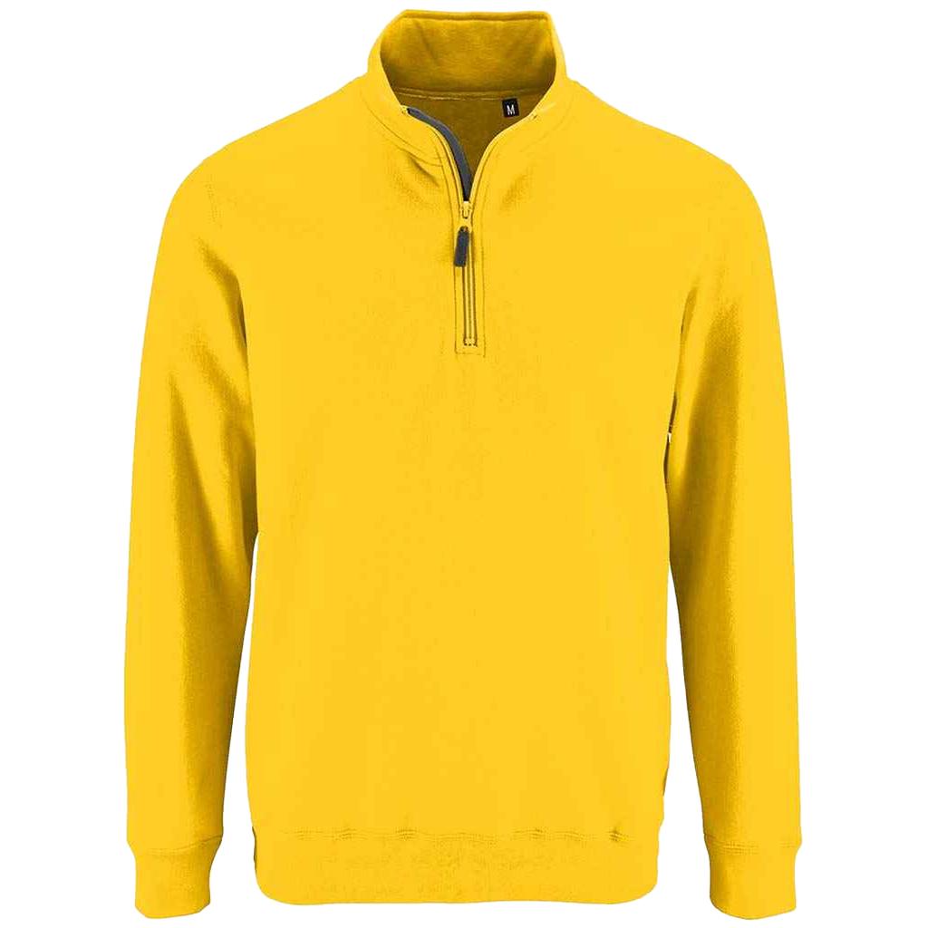 Mens Stan Zip Standing Collar Jumper