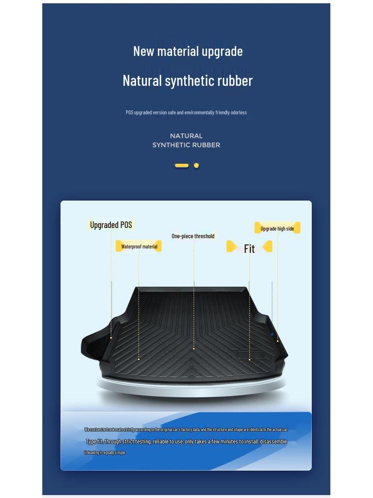 Kofferraummatte für den Toyota Prado (2024): Innenraummodifikation für die Heckklappe