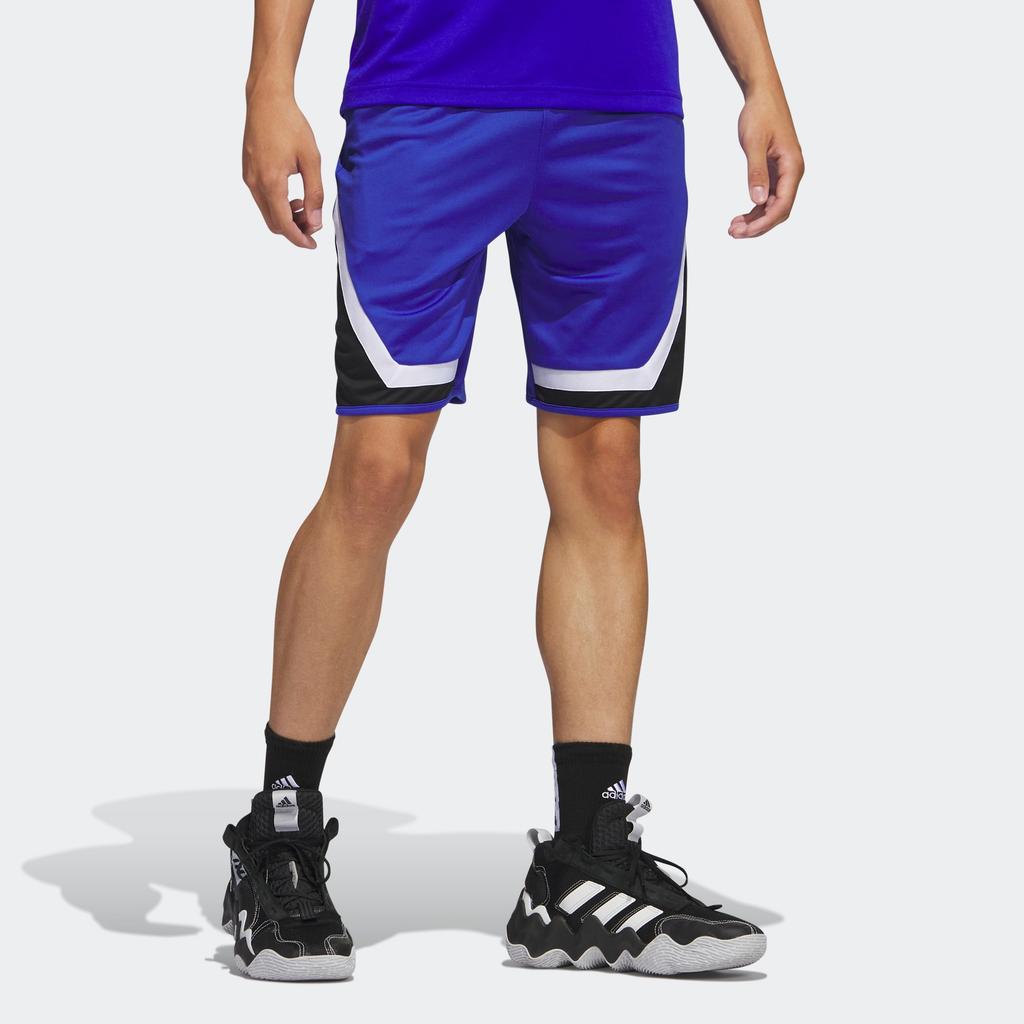 Adidas SS23 Basketball Shorts Men's Semi Fluorescent Blue IC2431