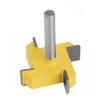 8mm Shank Cutter 12.7mm Cut Length T Type Slotting Cutter 4 Edge Bit CNC Router Bit Clean Cut Router Bit Hardened Steel Cutter