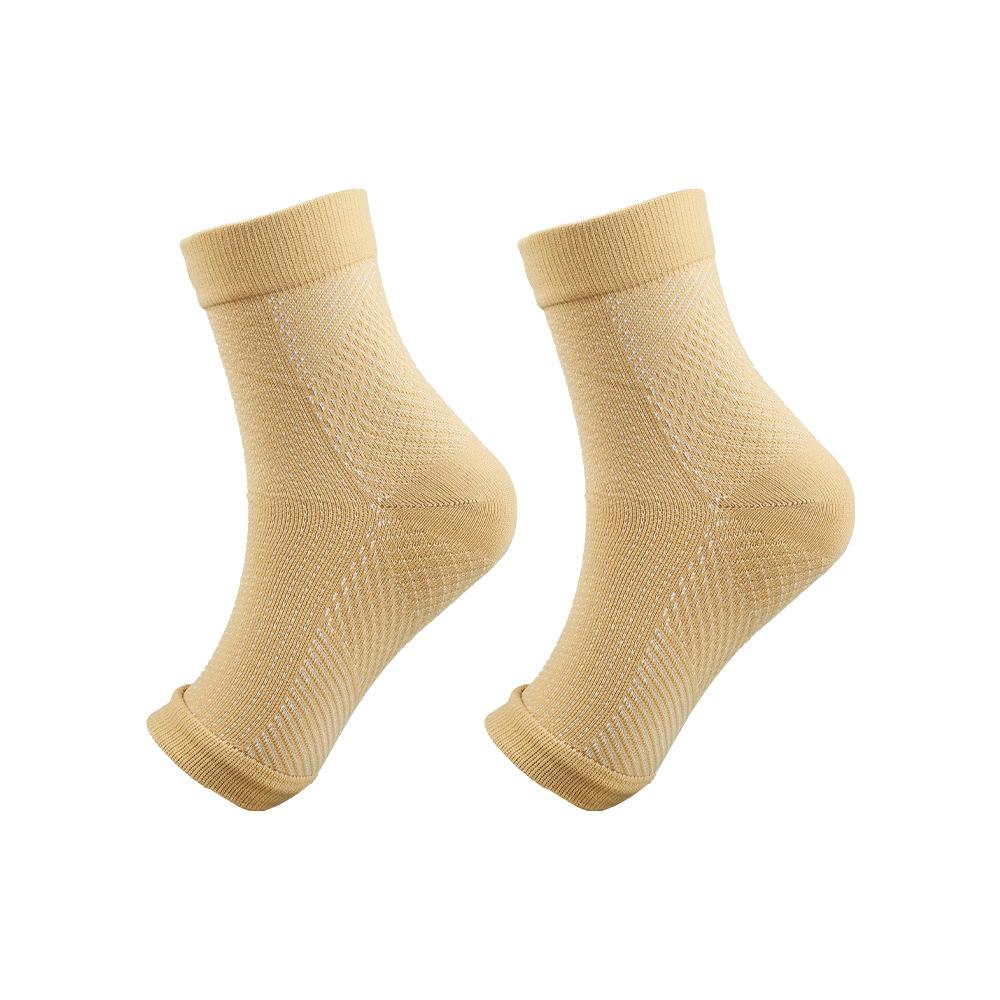 Open Toes Compression Socks Short Jump Rope Gymnastics Sports Pressure Socks Ankle Protection Sports Breathable High Elasticity