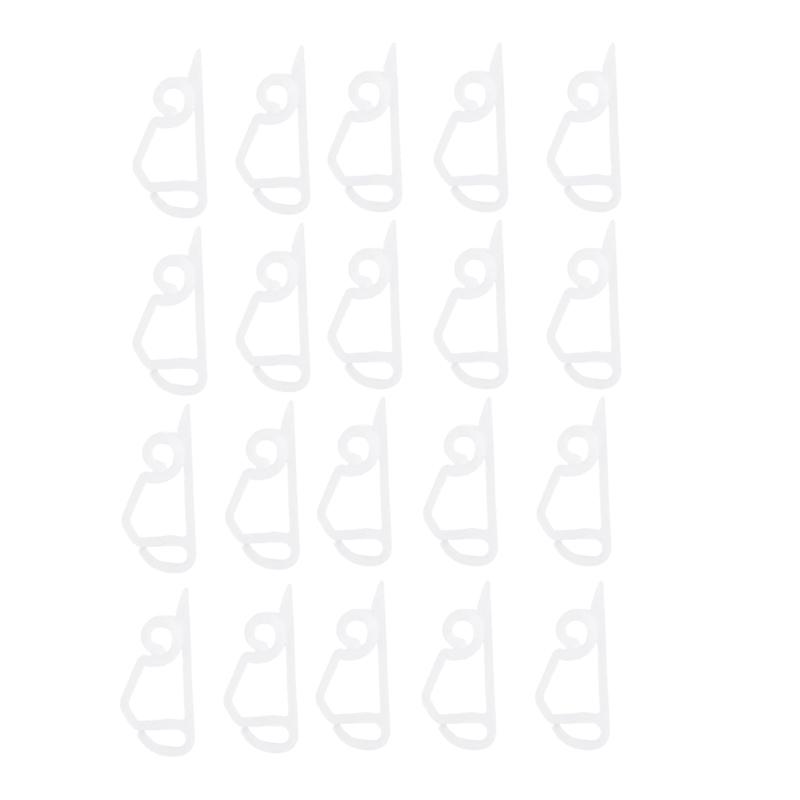 Multipurpose Plastic Hooks For Holiday Decorations Lights Wreaths Ornaments Quick Assembly Clip For Home Shop Event