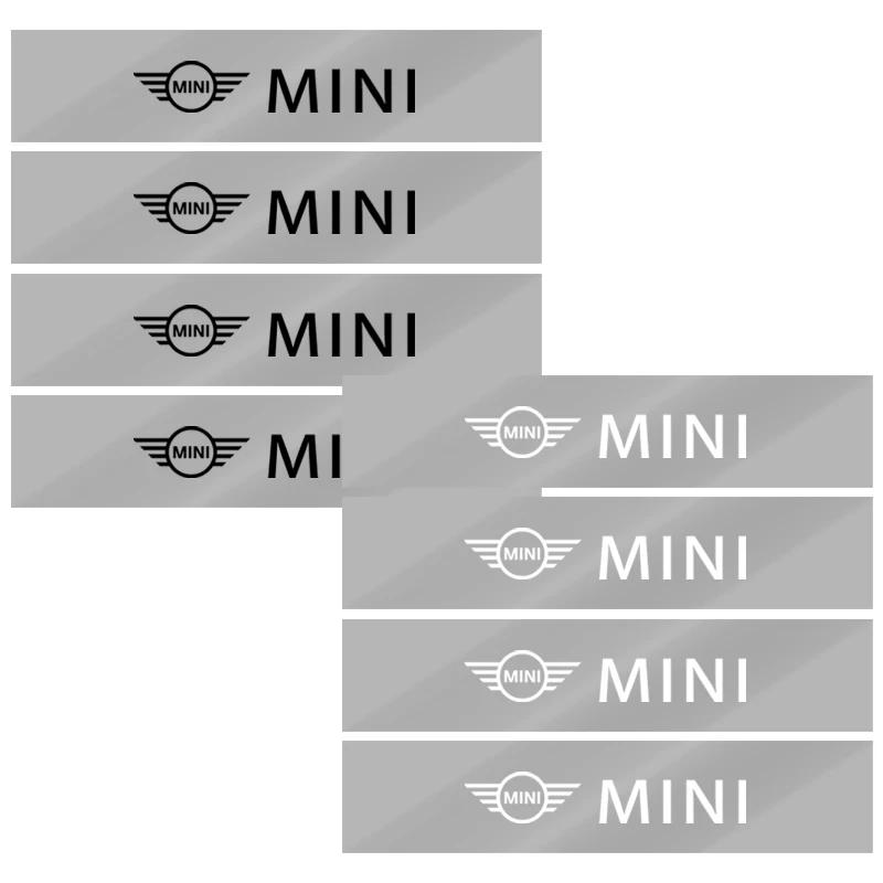 For Bmw Mini 8Pcs New Car Door Sticker Auto Handle Anti Scratch Protection Film Car Styling For BMW Mini Cooper One S R50 R53 R5
