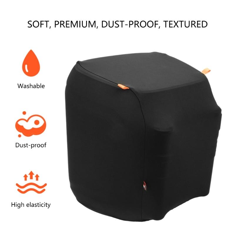 Portable Speaker Dustproof Cover With Elastics Edges Fit 2 Microphones Top Handles for Encore2 Quick Access