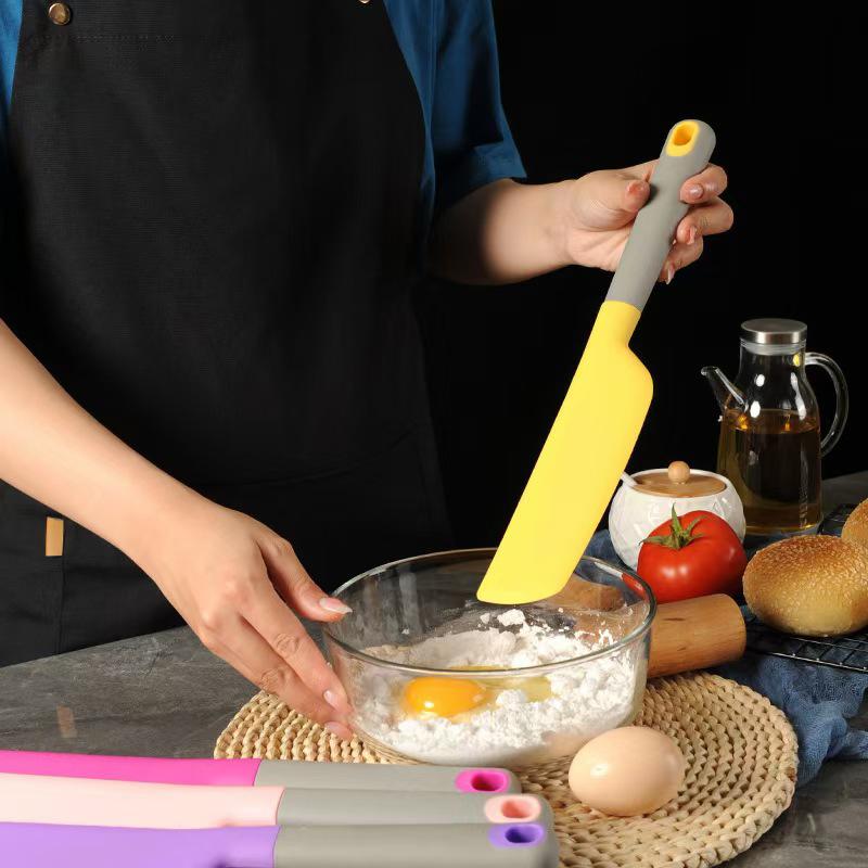 Silicone Baking Spatula Non-stick Butter Jam Cream Spatula Cake Decoration Tool Heat-resistant Kitchen Cooking Tools