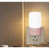 Cute Mini LED Night Lamp Kids Night Light Push Button Switch Bedside Soft Baby Night Lamp Wall Socket Lamp EUPlug Led Lights for Room
