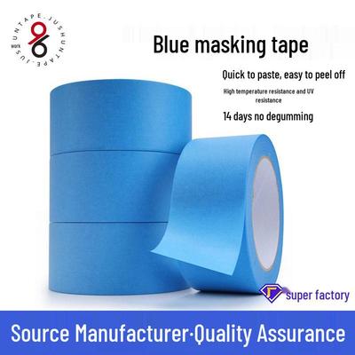 Blått Washi 3D-texturtejp: UV-skyddande, Hög Temperatur, Inga Rester, Vacker Textur, Maskeringstejp.