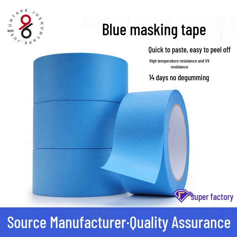 Blue Washi 3D Texture Tape: Anti-UV, High Temperature, No Residue, Beautiful Texture, Masking Tape.