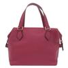 Used AUTHENTIC FENDI 8BN249 Pink Leather Hand Bag