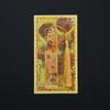 1 Pc Retro Floral Painting Metal Bookmark Hollow Bronzing Bookmark With Tassel Stationery Gifts For Book Club Reader
