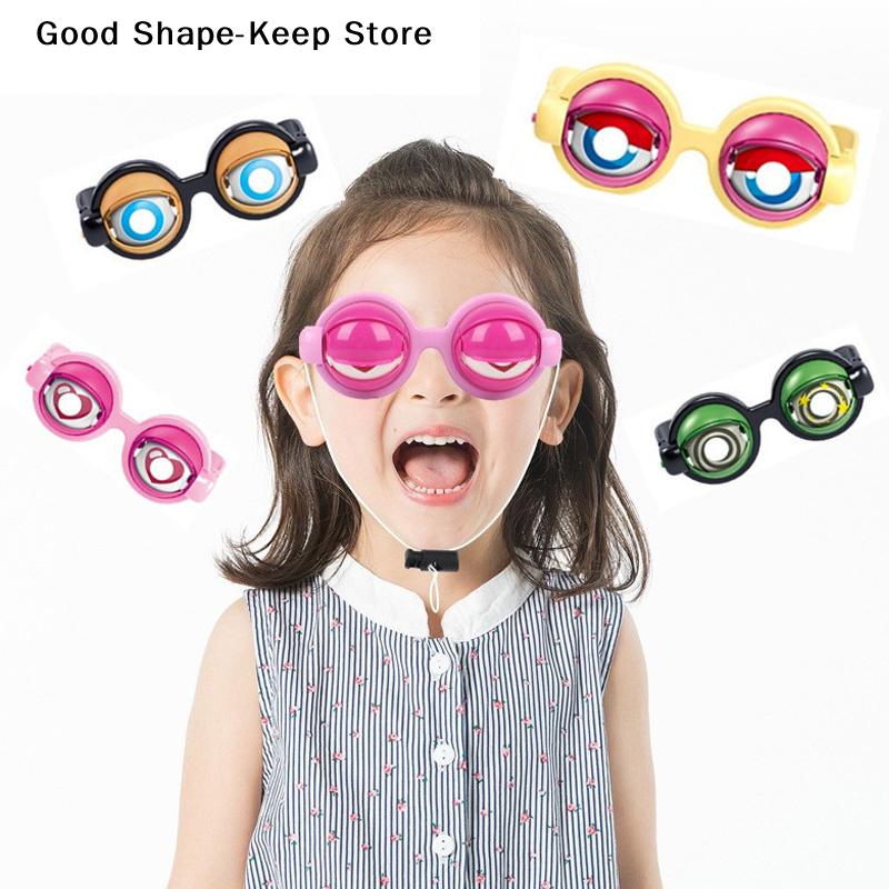 Winking Glasses For Shows & Parties – Kinetic Crazy Eyes Glasses Blinking Glass For Performances With Manual Blink Action
