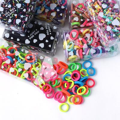 30/50/100 pezzi/Set Elastici Colorati Piccoli per Capelli Bambine Carini Elastici Alti per Capelli Accessori per Capelli Bambini Porta Coda di Cavallo Cerchietto
