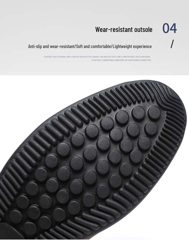 Men's Soft Sole Leather Loafers - 2025 Casual Business Slip-ons for Autumn & Spring