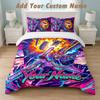 Bedding Set 1 Duvet Cover 2 Pillowcases Chainsaw Man Print Soft Bed Linen Bedroom Decor
