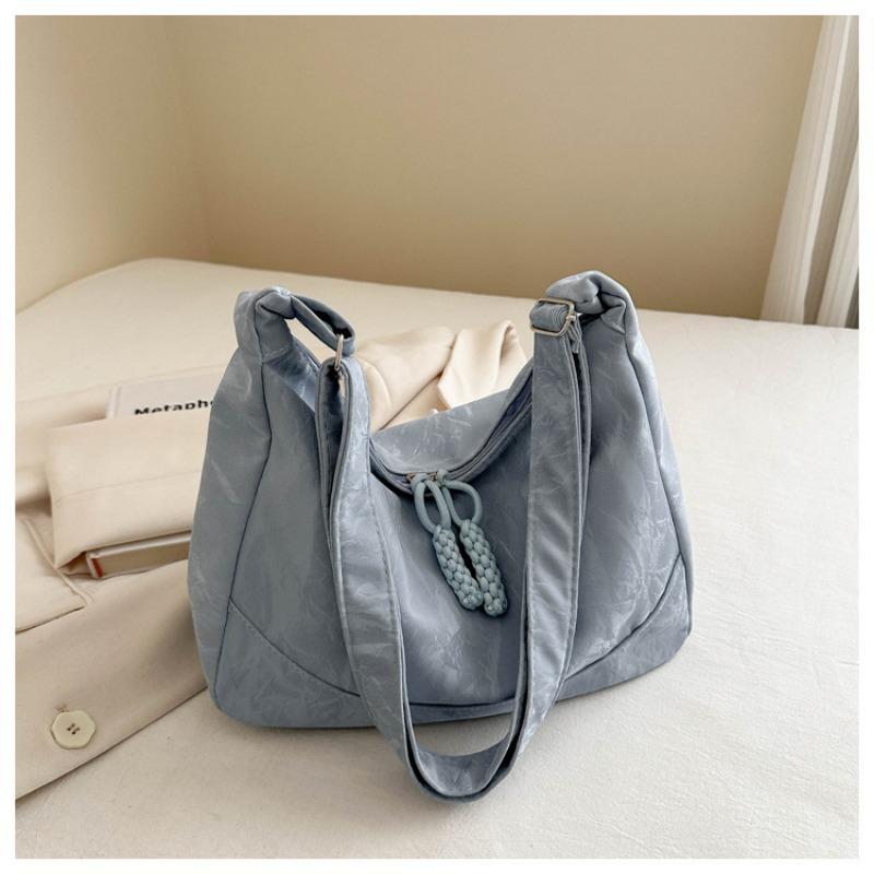 New Casual Fashion Trendy Simple Messenger Bag Simple Large Capacity Underarm Shoulder Bag Women