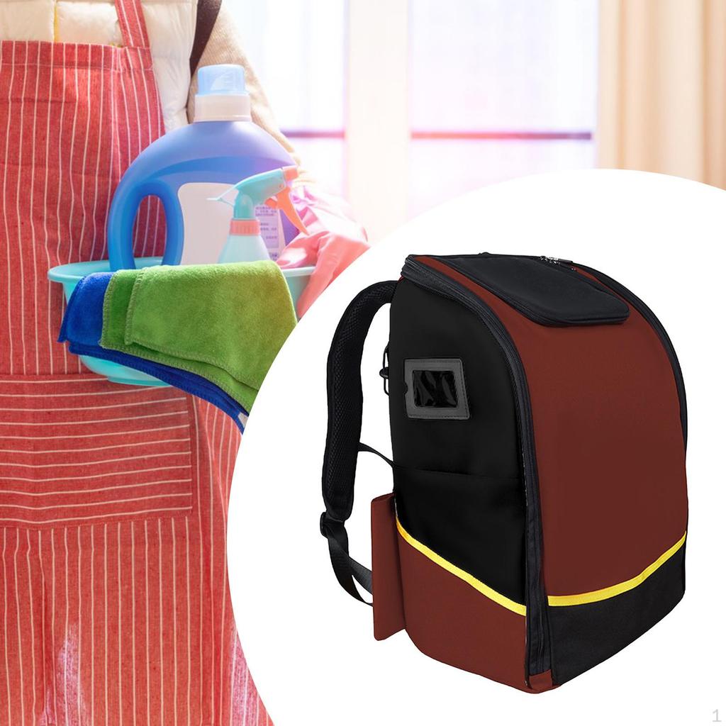 Cleaning Backpack Bag Supply Tote Supplies for Housekeeping