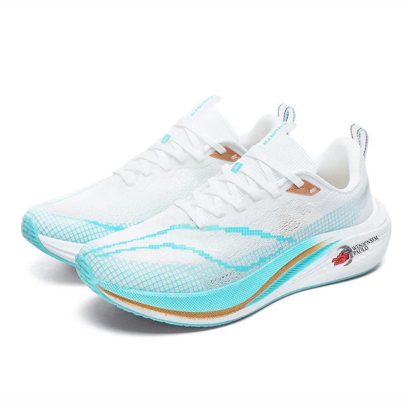 New style pro Running shoes Men's shoes Racing Breathable shock-absorbing carbon plate ultralight student sports shoes