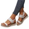 Women Summer Wedge Sandals Open Toe Platform Heels Slip On Beach Casual Lightweight Comfortable Shoes