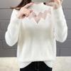 Sweater for Women Autumn Winter Thickened Pullover Warm Knitted Stretchy Long Sleeve Oversize Jumper Tops