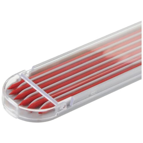 Mitsubishi Pencil Uni Field Construction 2.0mm Sharp Refill Uni2.0-310 Red 6 Pieces U203101P.15