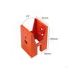 Sawhorse Bracket with PreDrilled Holes AntiSlip Steel Connector for Woodworkers,