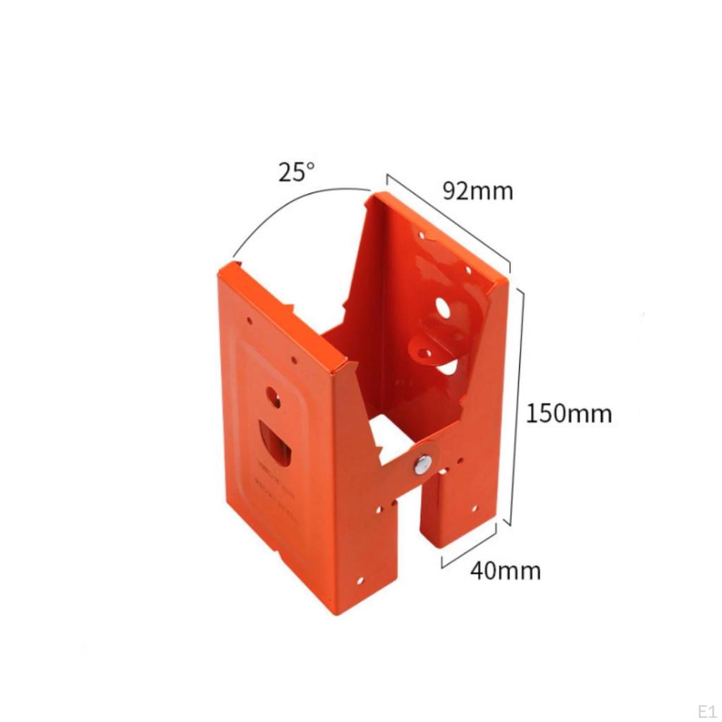 Sawhorse Bracket with PreDrilled Holes AntiSlip Steel Connector for Woodworkers,