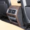 For Land Rover Discovery Sport 2024+  ABS carbon fiber Car Rear Air Outlet Anti Kick Cover Panel Decorative Sticker Accessories