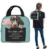 Life Is Better With A German Shorthaired Pointer Dog Insulated Lunch Bag for Women Leakproof Food Boxes Thermal Lunch Box Tote