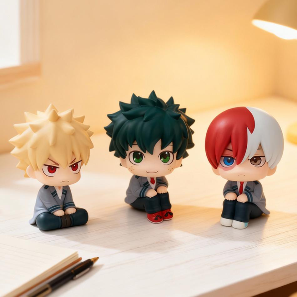 My Hero Academia Midoriya Izuku Anime Figura Boku No Hero Academia Bakugo Katsuki/Todoroki Shoto Action Figure Brinquedos Gifts