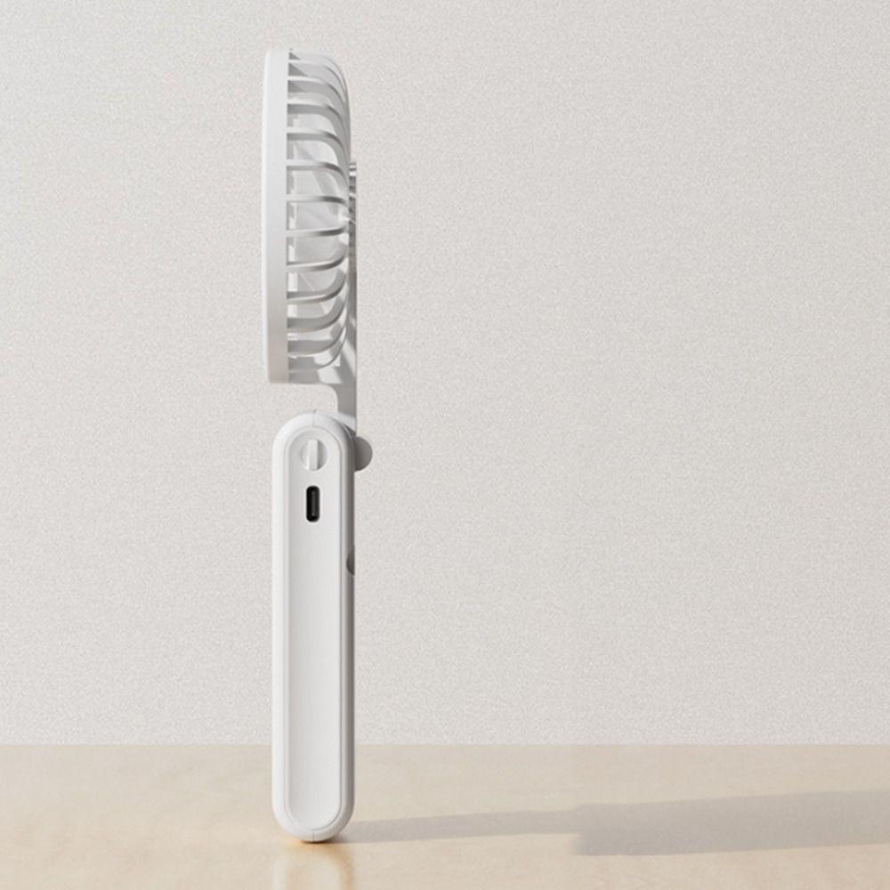 Display Screen Handheld Mini Fan Foldable Air Circulating Fan  For Office Outdoor Travel