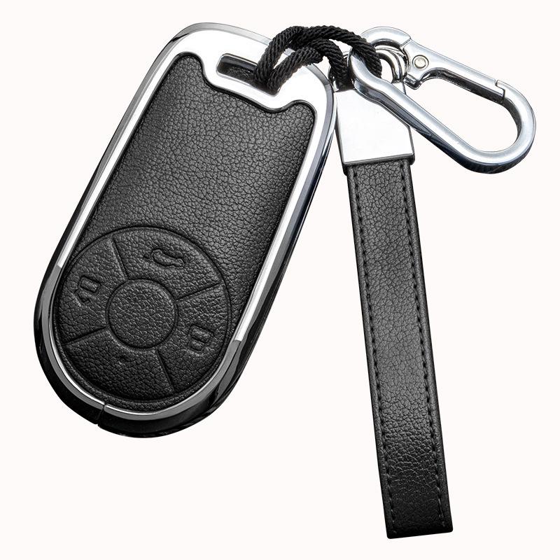 Double-Sided Leather Key Case for ORA Good Cat GT & Lightning Cat - Full Coverage, No Signal Block