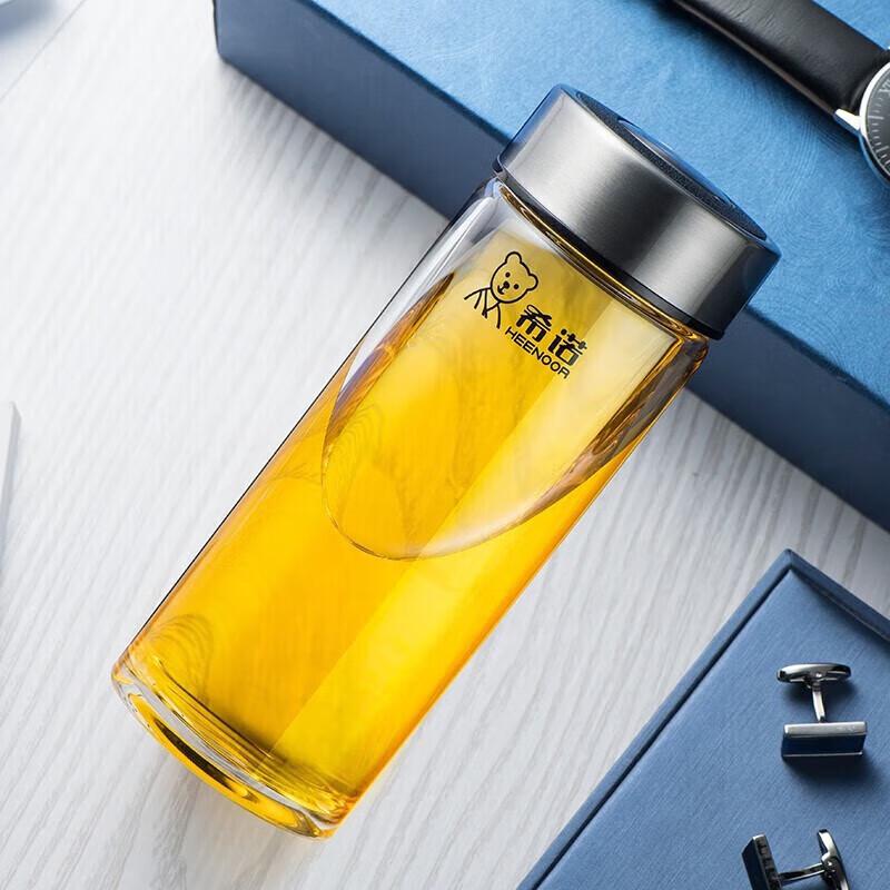 Heenoor XN-6017L Single-Layer Glass Water Bottle