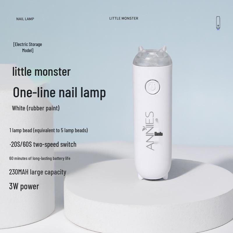 

Портативная мини ручная быстросохнущая лампа для ногтей с хранением и возможностью подключения для маникюра и нейл-арта