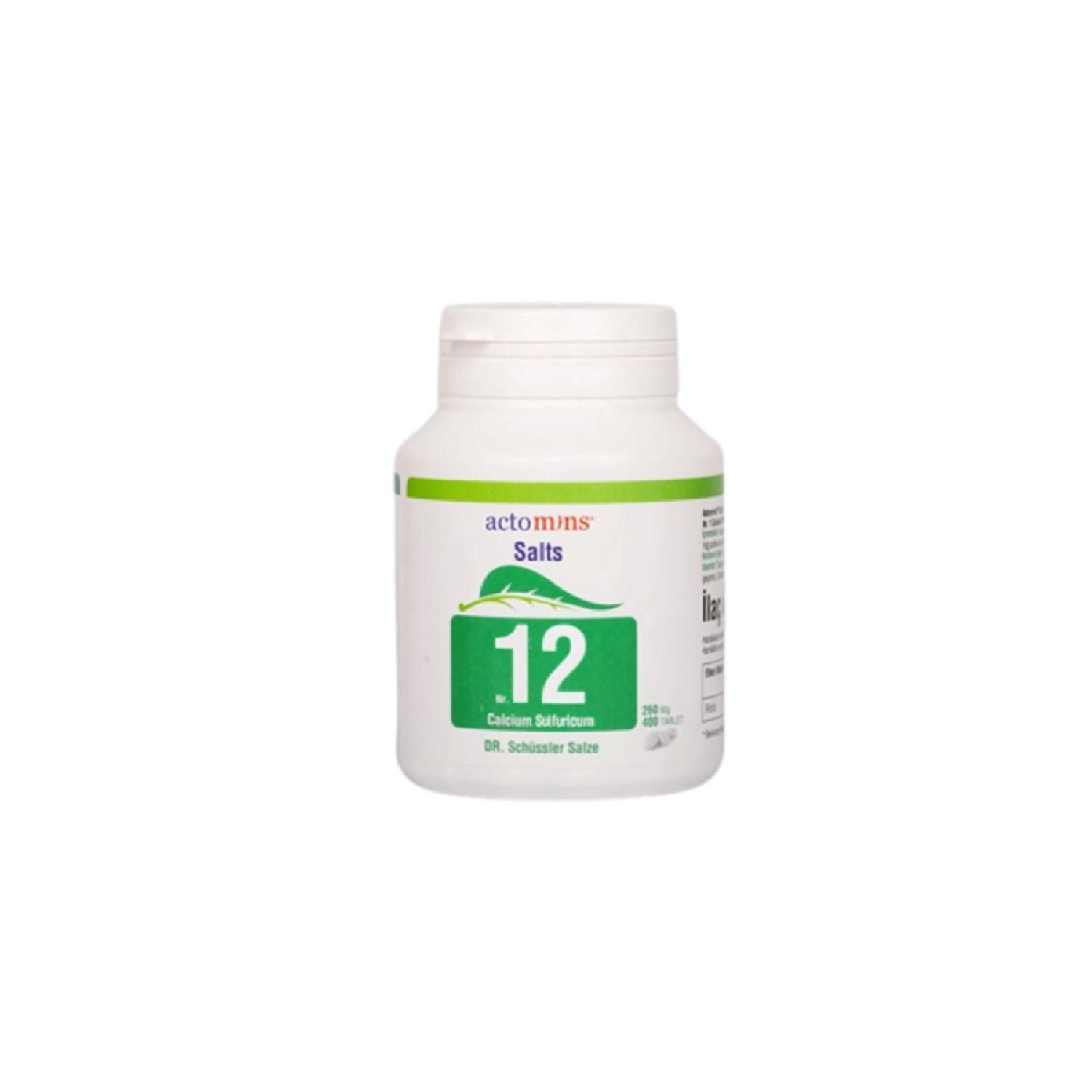 

Dr. Salts Nr. 12 | Calciiumsulfuricum | 400 Tablets