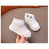 Kindersportschuhe Jungen und Mädchen Board-Schuhe 2022 Frühling und Herbst Jungen Babyschuhe einzelne Schuhe Kleinkindschuhe kleine weiße Schuhe
