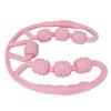 Leg Massage Roller 7 Wheels All Round Massaging Relieve Muscle Soreness Leg Rollers for Calf Thigh Pink