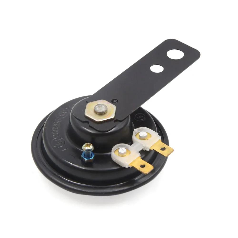 צופר אופנוע אוניברסלי שחור 6V רמקול להונדה קוואסאקי ימאהה סוזוקי