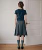 AEGO FREEDOM LAB Serendipity Crop T-Shirt_Navy