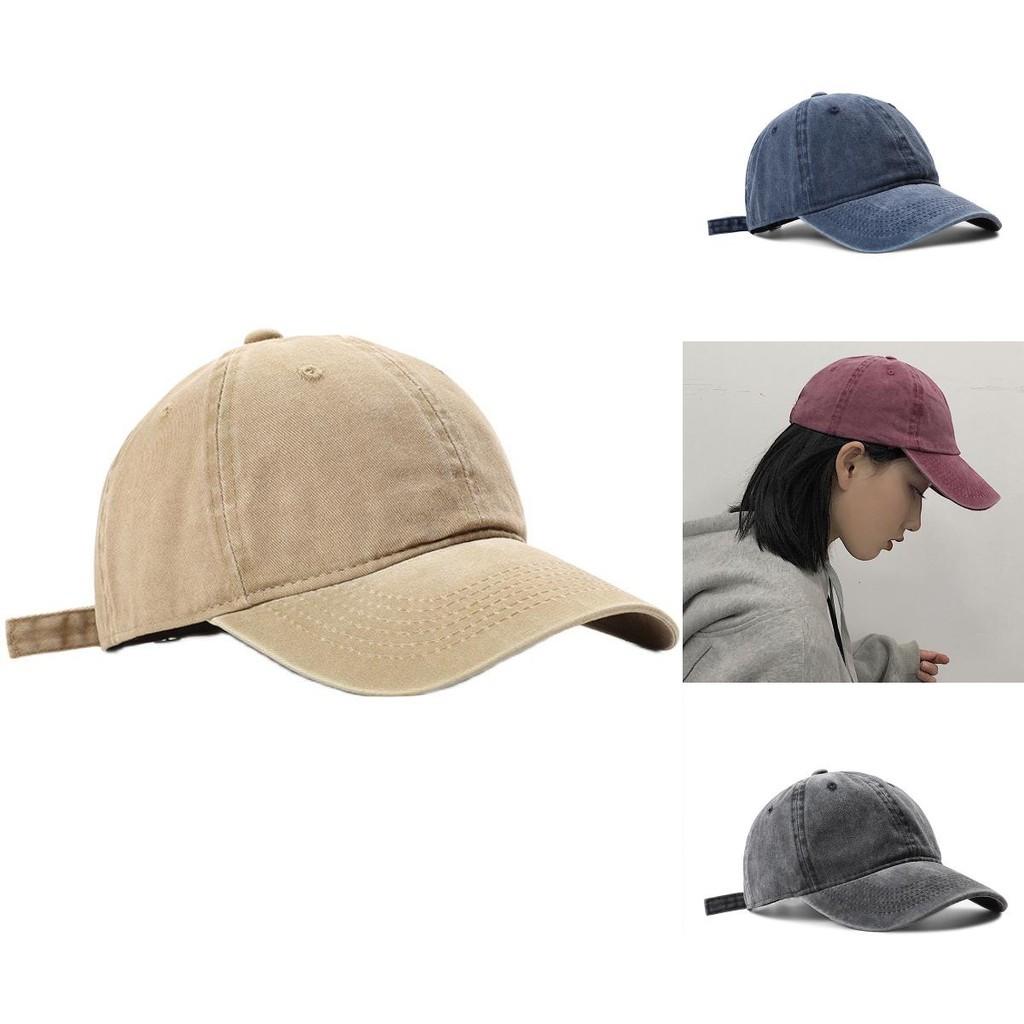Fashionable Pure Cotton Baseball Hat Soft Brim And Size Adjustable