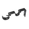 Portable Hanger Holder Window Frame Double Hang Hanging Rack Hook Fixed Clip Curtain Rod Brackets Shower Curtain Pole Bracket