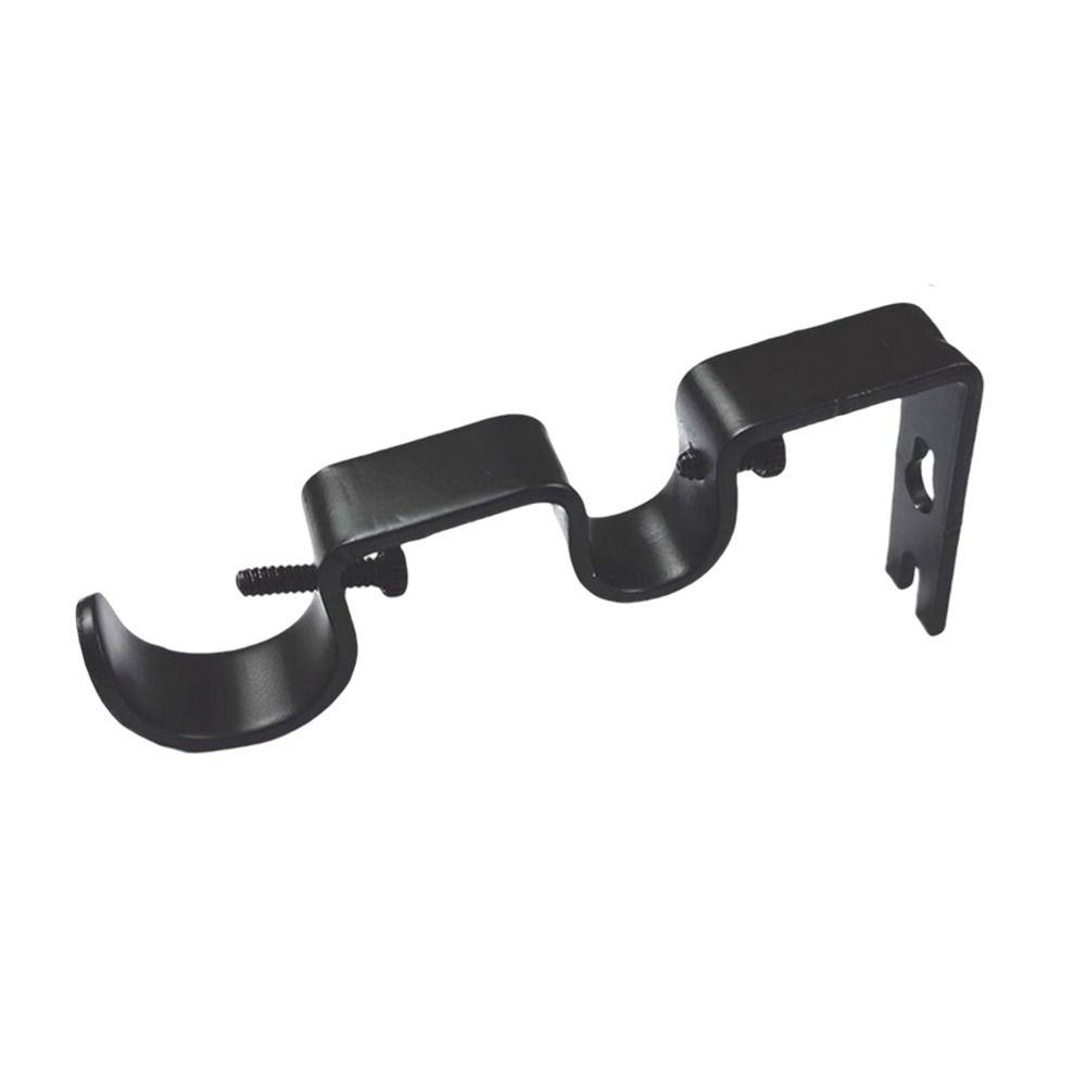 Portable Hanger Holder Window Frame Double Hang Hanging Rack Hook Fixed Clip Curtain Rod Brackets Shower Curtain Pole Bracket