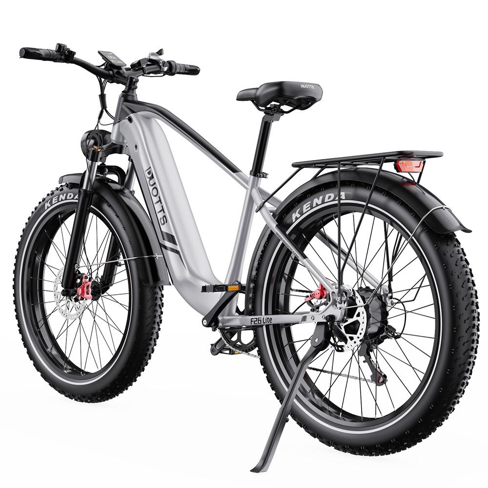 Elektrische Fiets Duotts F26 Lite 26" Dikke Banden 750W Motor Volwassen Elektrische Fiets 48V 18AH Dubbele Schijfremmen Maximale Belasting 150Kg