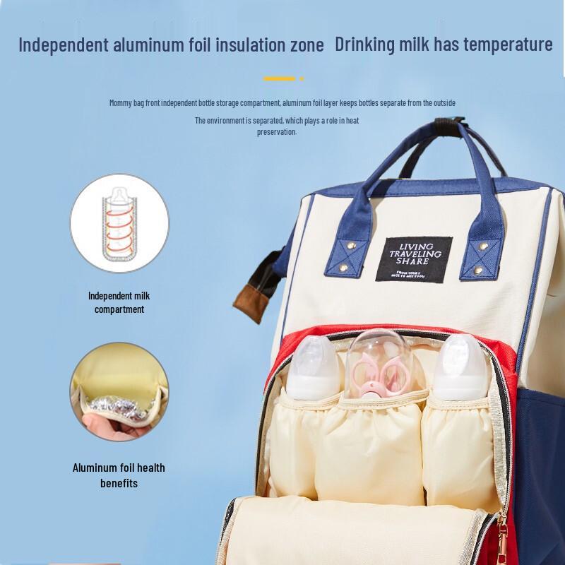 Nanjiren Multifunctional Large Capacity Diaper Backpack