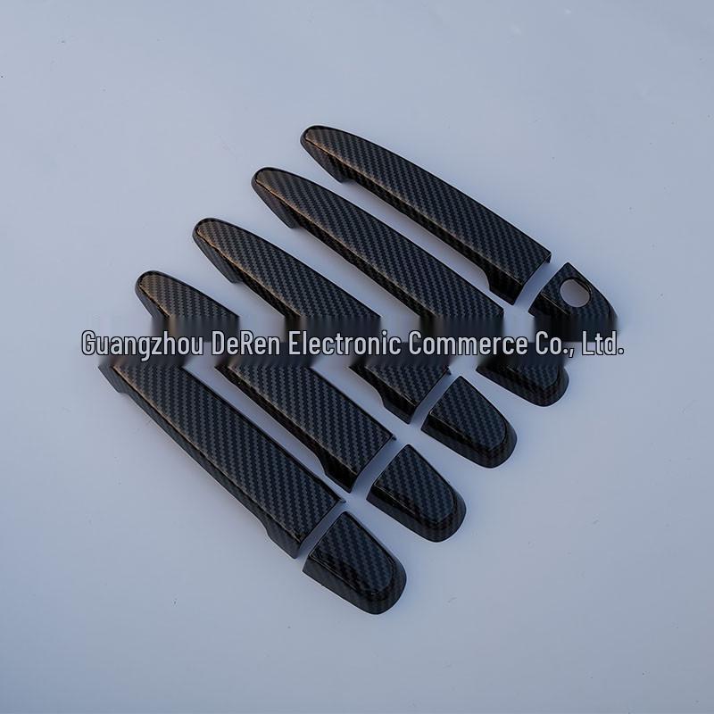 Carbon Fiber Handle Cover for 2003-2009 Toyota Prado FJ120 Exterior Door Handles