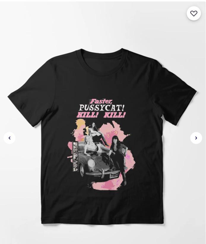 FASTER PUSSYCAT Kill Kill Schwarz Unisex Baumwoll-T-Shirt TT707