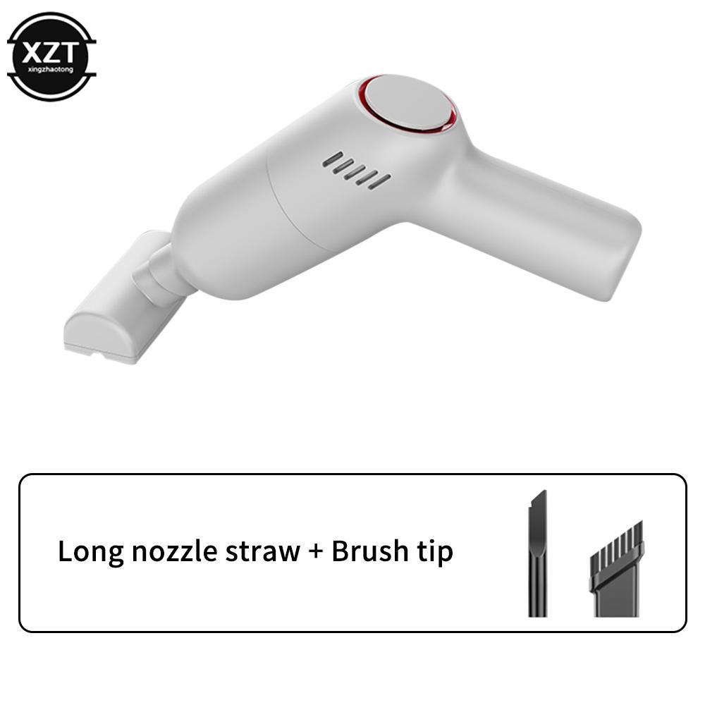 

8000Pa беспроводной автомобильный пылесос беспроводной ручной автоматический пылесос для дома и автомобиля двойного назначения мини-пылесос со встроенным аккумулятором белый