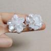 Stylish Ear Studs Unique Earrings Lightweight Ear Stud Comfortable Ear Jewelry ABS Texture Suitable for Various Outfits