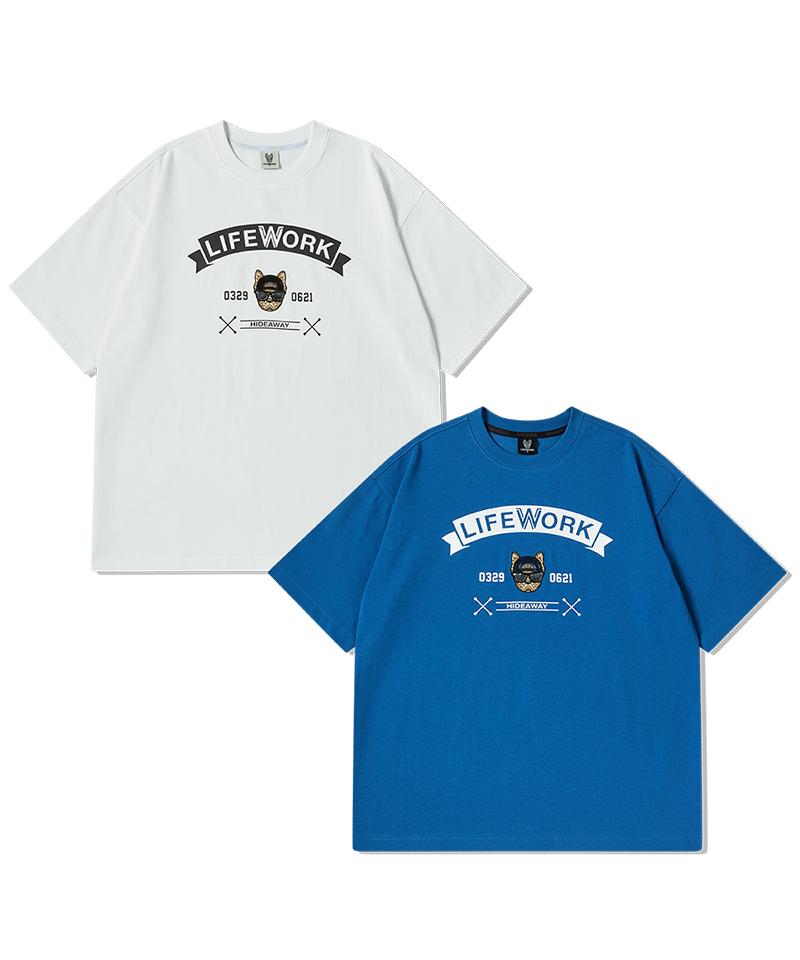 LIFEWORK Flag Hipdog Short Sleeve T-Shirt