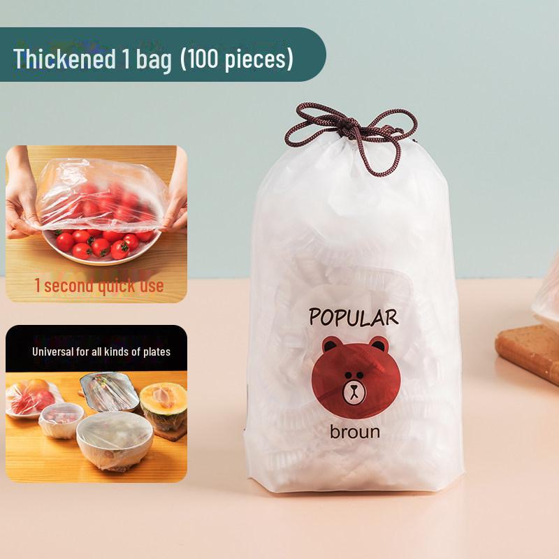 Einweg-Frischhalte-Lebensmittelabdeckung: Geruchshemmende, staubdichte Frischhaltefolie für Kühlschrank & Essensreste